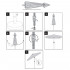 Umbrela terasa sau gradina reglabila, inclinare 2 directii, protectie UV UPF 50+, 195x122 cm, ecru [16]