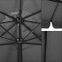 Umbrela terasa gradina, cu manivela, diametru 400cm, Gri [11]