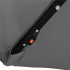 Umbrela de gradina cu brat lateral banana, iluminare LED, cu husa, 300cm, gri [15]