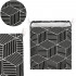 Cos depozitare haine sau jucarii, 40x35x25cm, bumbac si in, 35 l, negru si alb [8]