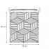 Cos depozitare haine sau jucarii, 40x35x25cm, bumbac si in, 35 l, alb si negru [12]