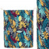 Cos depozitare haine sau jucarii, 50x40cm, bumbac si in, 80 l, floral, multicolor [10]