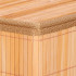 Set 3 cutii organizatoare din bambus, cu capac, diverse dimensiuni, maro [13]