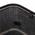Cos de rufe din bambus cu capac, 2 compartimente, sac detasabil, volum 100L, 54x34x60cm, negru [17]