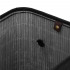 Cos de rufe din bambus cu capac, 2 compartimente, sac detasabil, volum 100L, 54x35x60cm, negru [10]
