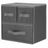 Organizator dulap tip lada cu 3 sertare, 31x31x22cm, gri [3]
