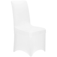 Husa pentru scaune de evenimente, marime universala, poliester si spandex, alb Husa pentru scaune de evenimente, marime universala, poliester si spandex, alb
