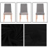 Husa pentru scaune de evenimente, marime universala, poliester si spandex, negru [11]