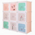 Dulap copii, modular cu 9 compartimente, PVC, 110x110x37 cm, multicolor [8]