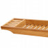 Raft cu tava pentru cada din bambus natural Sersimo 1022, fixa, 70x15cm [2]
