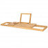 Raft cu tava pentru cada din bambus natural Sersimo 1023, extensibila, 50-93x15cm [15]
