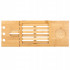 Raft cu tava pentru cada din bambus natural Sersimo 1023, extensibila, 50-93x15cm [10]