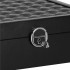 (DL) Cutie depozitare si organizare bijuterii, MDF, piele ecologica, 25 x 25 x 8,5cm, negru [7]