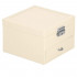 (DL) Cutie depozitare si organizare bijuterii, piele ecologica + velur, 16 x 16 x 11cm, crem [3]