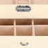 (DL) Cutie depozitare si organizare bijuterii, piele ecologica + velur, 16 x 16 x 11cm, crem [11]