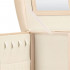 Cutie depozitare si organizare bijuterii, piele ecologica + velur, 18 x 13,5 x 14cm, crem [4]