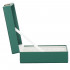 (DL) Cutie depozitare si organizare bijuterii, MDF, piele ecologica, 23,5 x 14 x 5,5cm, verde sticla [14]