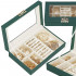 (DL) Cutie depozitare si organizare bijuterii, MDF, piele ecologica, 23,5 x 14 x 5,5cm, verde sticla [31]