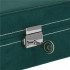 (DL) Cutie depozitare si organizare bijuterii, velur, 28 x 19,5 x 7 cm, verde [18]