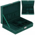 (DL) Cutie depozitare si organizare bijuterii, velur, 28 x 19,5 x 7 cm, verde [4]