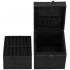 (DL) Cutie depozitare si organizare bijuterii, velur, 12x 12 x 12 cm, negru [24]