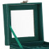 (DL) Cutie depozitare si organizare bijuterii, velur, 12x 12 x 12 cm, verde [18]