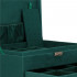Cutie depozitare si organizare bijuterii, velur, 27 x 19 x 10,5 cm, verde [14]