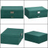 Cutie depozitare si organizare bijuterii, velur, 27 x 19 x 10,5 cm, verde [10]