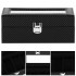 Cutie depozitare si organizare ceasuri, MDF, piele ecologica, 20,5x11x8cm, negru sarpe [20]