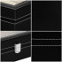Cutie depozitare si organizare ceasuri, MDF, piele ecologica, 30x11x8cm, negru [21]