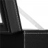 (DL) Cutie depozitare si organizare ceasuri, MDF, piele ecologica, 30x11x8cm, negru gri [17]