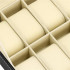 (DL) Cutie depozitare si organizare ceasuri, MDF, piele ecologica, 25x20x8cm, negru [14]