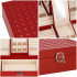 (DL) Cutie depozitare si organizare bijuterii, MDF, piele ecologica, 25 x 25 x 8,5cm, burgundy [12]