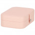 (DL) Cutie depozitare si organizare bijuterii, MDF, piele ecologica, 16 x 11 x 5cm, roz [4]