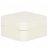 (DL) Cutie depozitare si organizare bijuterii, MDF, piele ecologica, 10 x 10 x 5cm, crem [9]