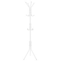 Cuier tip pom metalic Sersimo, 12 agatatoare, 177cm, alb