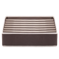 Organizator Sersimo sertar pentru sosete, 7 compartimente, maro