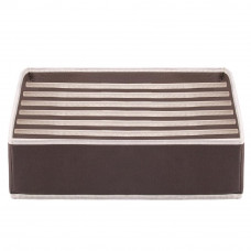 Organizator Sersimo sertar pentru sosete, 7 compartimente, maro