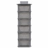 Organizator dulap Sersimo, 6 compartimente, textil, 120cm, gri [7]