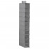 Organizator dulap Sersimo, 10 compartimente, textil, 120cm, gri [9]