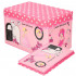 Cutie depozitare jucarii, pliabila cu capac, model printese, 48x30x29cm, roz [13]