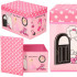 Cutie depozitare jucarii, pliabila cu capac, model printese, 48x30x29cm, roz [14]