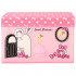 Cutie depozitare jucarii, pliabila cu capac, model printese, 48x30x29cm, roz [15]