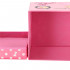 Cutie depozitare jucarii, pliabila cu capac, model printese, 48x30x29cm, roz [7]