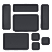 Organizator sertar bucatarie, 8 piese, negru