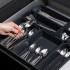 Organizator sertar bucatarie, 8 piese, negru [3]