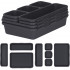 Organizator sertar bucatarie, 8 piese, negru [10]