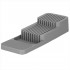 Organizator cutite pentru sertar, 9 compartimente, 40x14cm, gri [7]