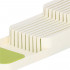 Organizator cutite pentru sertar, 9 compartimente, 40x14cm, alb [12]