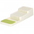 Organizator cutite pentru sertar, 9 compartimente, 40x14cm, alb [11]